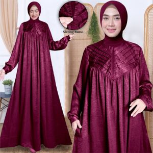 Gamis Sanira - Gamis sentorini silk all size fit to xl