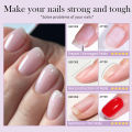 UR SUGAR 7ML Fiber Rubber Base Gel for Broken Nail Repaired Fiberglass Clear Quick Building UV Construction Gel Soak Off Varnish. 