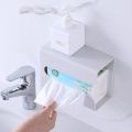 [IZUNA]KOTAK TISSUE TISU TEMPEL DINDING / TEMPAT TISU TEMPEL DINDING MULTIFUNGSI UNTUK DAPUR / TOILET / TEMPAT TISU / RAK TISU. 