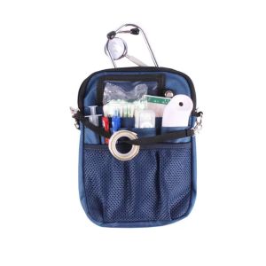 RGFV Multi Pocket Nurse Fanny Pack Large Capacity Adjustable Strap Nurse Crossbody Bag Stethoscopes Care Accessory Wear-resistant Nurse Hip Bag Nursing Home