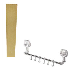 Reusable Suction Cup Towel Rack Dual-layer Towel Bar Rotating Wall Mounted Strong Adsorption Towel Rod