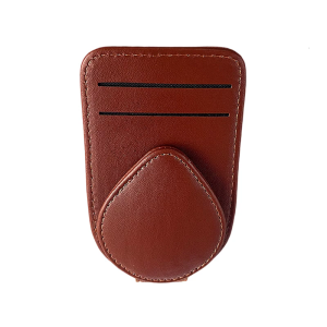 Sunglasses Holders for Car Sun Visors Glasses Ticket Card Clip Mount HangerPU Leather Clip for Ticket Card
