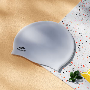 หมวกว่ายน้ำซิลิโคน กันน้ำ สำหรับผู้ใหญ่ Waterproof silicone swimming cap หมวกว่ายน้ำ หมวกยืดหยุ่นได้ดี หมวกว่ายน้ำผู้ใหญ่ ยืดได้ มี 4 สีให้เลือก