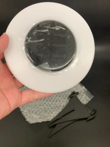 Solar Ground Light Led Garden Lamp Rechargeable Outdoor Lamps Landscape Lawn Waterproof Underground Floor Path Buried Yard For Backyard Decoration Decorative Pathway Lights Powered