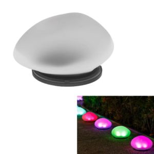 JIJES Cobblestone Shaped Solar Stone Lamp Energy Saving Auto on/Off Outdoor Pebble Lamp Creative Waterproof Solar Landscape Light Outdoor