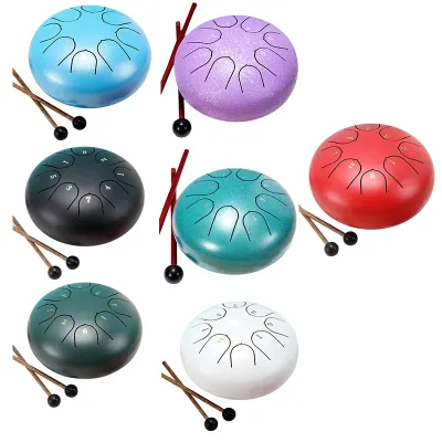 [fedya]6Inch 8 Tone Hollow Drum Steel Tongue Drum Garden Rain Drum Steel Tongue Drum Outdoor Rain Drum Suitable for Beginners