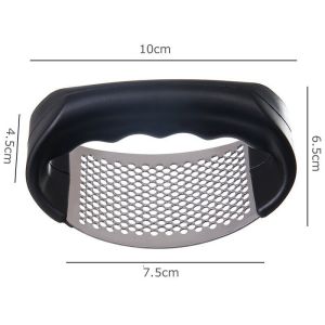 Garlic Squeezer 不锈钢304手动压蒜器 Penekan Bawang Putih Keluli Tahan Karat Handheld Mashing Garlic Ginger Press Stainless Steel Kitchen Tool