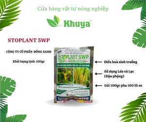 Điều hòa sinh trưởng Stoplant 5WP 100gr Ức chế và Kích thích ra hoa