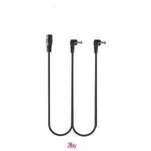 Daisy Chain Cable 1 to 3/4/6/8 Ways Guitar Effect Pedal Accessory 9V DC Adapter Plug Power Cord