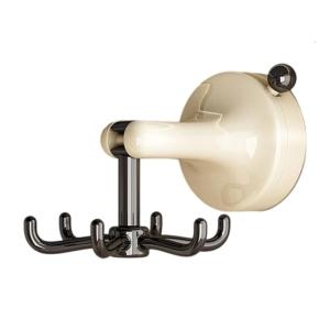 Not Drill Suction Cup Shelf 6 Claws Bathroom Organizers Plastic Space Saving Storage Rack For Kitchen Office Countertops