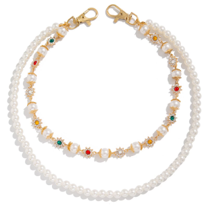 Ngọc Trai Rhinestone Hoa dải thắt eo Dây Đeo Cho Thời Trang Về phía trước Phụ Nữ Độc Đáo Và Tinh Hoa Phụ Kiện