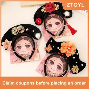 【ZTOYL】 Ancient Royal Court Queen Princess Headband Headdress Classical Hanfu Cheongsam Hair Hoop Accessories
