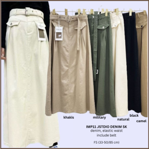 Rok Maxi Wanita Murah (IMPJ11 Jstudio Denim Skirt 5 Warna)