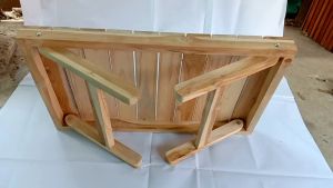 โต๊ะพับญี่ปุ่น แคมป์ปิ้งราคาโรงงาน[เล็ก](ขนาดสูง30ซม กว้าง68ซม ลึก40ซม  )แข็งแรงทนทานน้ำหนักเบาเคลื่อนย้ายง่ายทนแดดทนฝนสินค้ามีพร้อมส่ง สินค้าพร้อมใช้งาน สินค้าเป็นงานไม้สักทองแท้