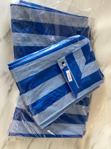 ขายถูก ผ้าใบ ผ้าฟาง ผ้าใบกันแดด คลุมของ ขนาด 2x3 เมตร มีตาไก่