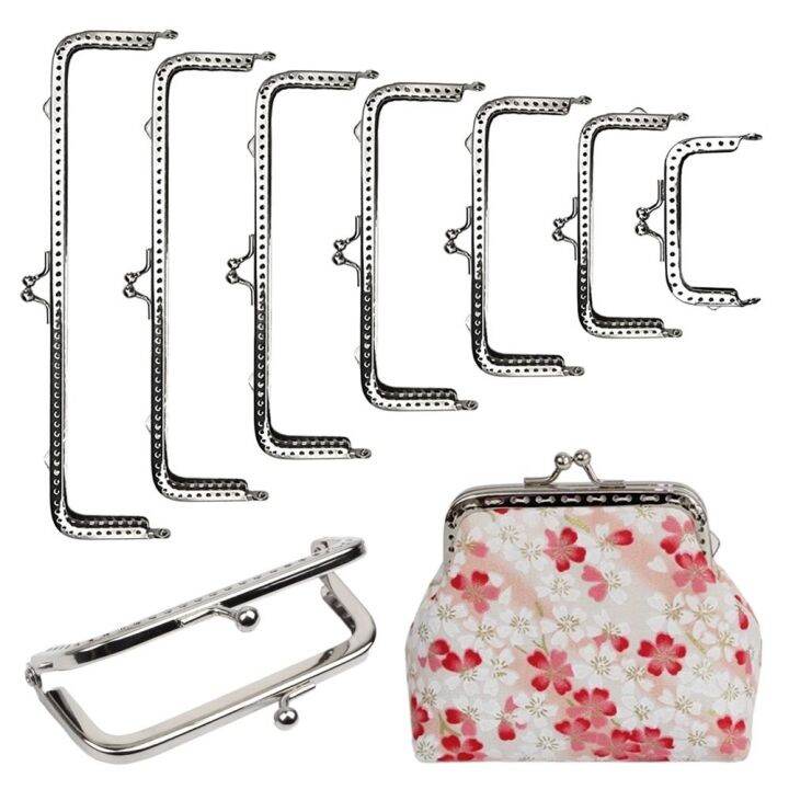 YOLKSTORE21E7 Bag Hardware Purse Frame Kiss Clasp Vintage Metal Bag ...