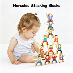 16 pcs Hercules Stacking Blocks acrobatic troupe children building game bowling rolling domino kids toy early education