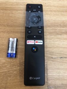 Điều khiển từ xa RC890 chuyên dụng dành cho TV android thông minh Casper 43FG5000 hỗ trợ trợ lý Google