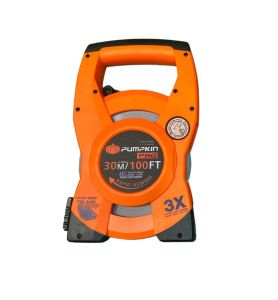 PUMPKIN เทปวัดที่ สายเหล็กหุ้มไนล่อน 3 Speed 30m. 50m. รหัส 11112 - 11113