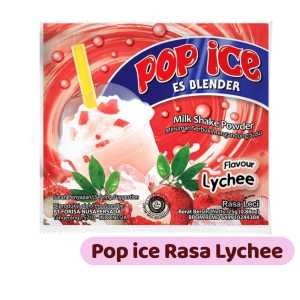 Pop ice es blender minuman serbuk rasa buah-buahan kemasan 23g-25g(harga untuk pack 5bks-10bks).
