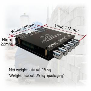 ZK-TB21 2.1 Channel Bluetooth 5.0 Amplifier – 160W*2+220W Subwoofer para sa Home Theater