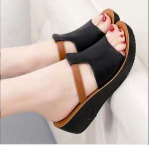 SANDAL KOKOP WANITA WEDGES IPOMEA SENDAL WEDGES WANITA SLOP IPOMEA