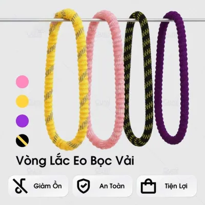 ( SALE ) Vòng Lắc Eo Lò Xo Bản Xịn Bọc Vải Dệt Haru - Giảm Calo Hiệu QuảEo ThonChuyên Dụng 1.5kg
