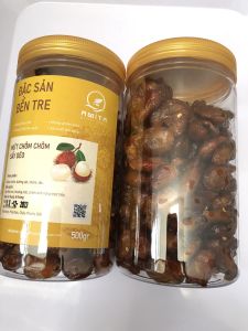 Mứt chôm chôm sấy dẻo chua ngọt tách hạthandmadeđặc sản Bến Tre 500grAmita nature house