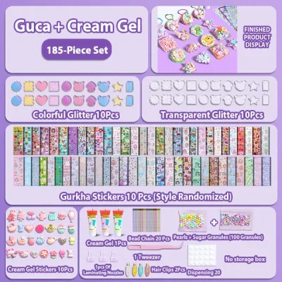 Hot sales 1008PCS DIY Guka sticker Set Full Set CUCKOO Material Package Sticker Kids Keychain DIY Hand Tools Guka Gift Goo card 咕卡 咕盘 贴纸 咕卡套装 咕卡材料