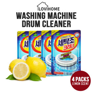 【SG/Ready Stock/Bundle of 4】Sandokkaebi Washing Machine Cleaner - Powder Detergent for Deep Laundry Cleaning - Washing Machine Drum Tub Tube Cleanser Washer Mold Remover Removal