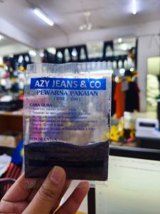 Azy Jeans & Co. Fabric Dye /Clothing dye DIY/ Pewarna Pakaian / Pemati Warna/ Gloves