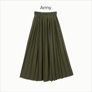 NELAFA Rok Plisket Bahan Hyget Premium Rok PlisketJumbo Premium