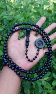 Tasbih Kayu Galih Kelor Hitam Tenggelam di Air Ukuran 8mm - Muslim Motif