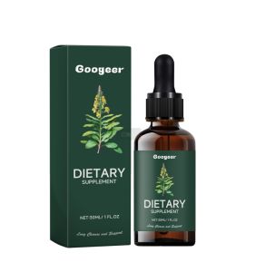 Googier bổ sung chế độ ăn uống phổi rõ ràng giọt làm giảm đau họng chống cổ họng khô và ngứa cổ họng khó chịu thuốc nhỏ chăm sóc sức khỏe cơ thể bổ sung chất xơ (30ml)