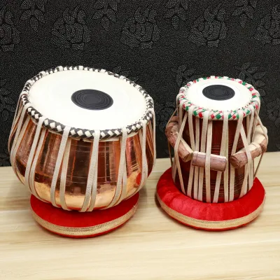 Tabla Indian Musical Instrument - 4kg Copper High Quality Set