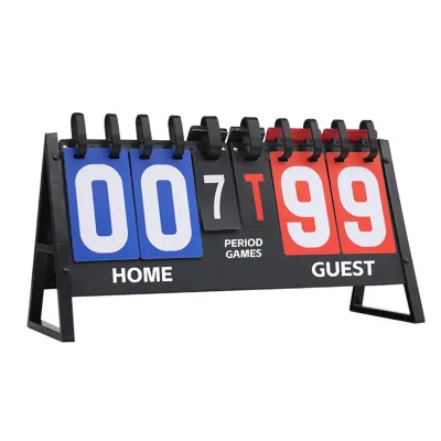 Multifunctional Competition Scoreboard with Home and GUEST Red and Blue for Basketball Table Tennis Badminton