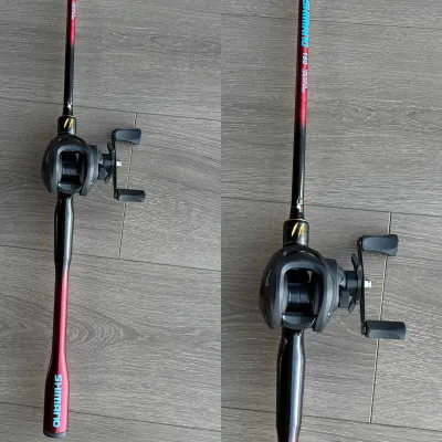 SHIMANO Casting Set Joran Pancing Set 1.6M-2.1M Rod Casting Mesin Casting Reel Fishing Combo Set 100KG