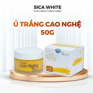 Mặt nạ ủ trắng cao nghệ Sica White 50G hỗ trợ da thâm mụn không đều màu