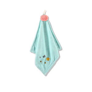 Hand Towels for Kitchen Bathroom Wall Hanging Soft Quick Dry Absorbent Cleaning Cloths Home Towel