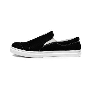 Sepatu Sneakers Canvas Sepatu Kets Sepatu Casual Slip On Distro Oldschool Pria Wanita Black Gum - Quickly