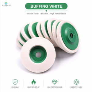 (Per 10pcs) Buffing Disc/ Buffing Wheel / Buffing Wheel Gray &White /Buffing Disc Buffing