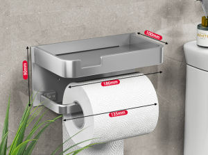 Dream Hunter Giá Cuộn Giấy Vệ Sinh Giá Treo Đồ Bằng Vải Gắn Tường Giá Để Điện Thoại Nhà Vệ Sinh Giá Để Khay Phụ Kiện Phòng Tắm Bằng Nhôm Không Gian