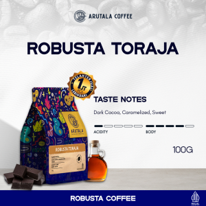 ARUTALA Kopi Toraja Rantebua Robusta Coffee Indonesia 100 gram