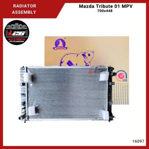 16097 Mazda Tribute MPV Radiator Assembly 2001 A/T 700x448x26mm AJ34-15-200 (Polar)