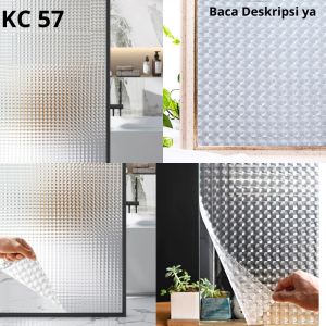 SUNBLAST STICKER WALLPAPER STIKER KACA PINTU KAMAR MANDI JENDELA DEKORASI RUMAH MINIMALIS SANBLAST SANBLAS HOLOGRAM 3D BAMBU BUNGA KOTAK BURAM KOTAK HIASAN STICKER STIKER KACA PREMIUM 3D 3 D