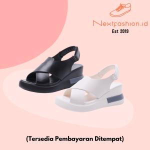 Sepatu Sandal Wedges Wanita Premium S-10 Nextfashion