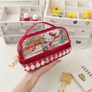 Laz nigori thời trang trong suốt dễ thương sức chứa lớn HelloKitty bút chì trường hợp