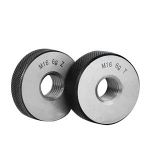Hanson8 1set M2 M4 M5 M6 M8 M10 M12 M14 M16 M18 M22 M24 6g T&Z Metric Threaded Ring Gauge Measuring External Thread Pass Stop GO NOGO 2Z6B7