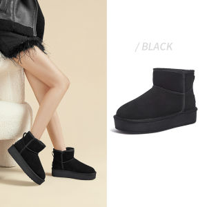 Cameljeans Womens Shoes Winter New Thick-soled Velvet Thickened Snow Boots