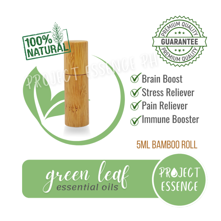 Green Leaf Essential Oil By Mr. Jose F Ingles Jr. (Bamboo Roll) 5ML